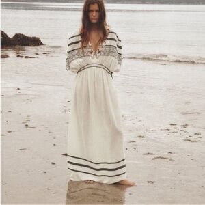 NWT Zara | BEADED KAFTAN DRESS, Size M/L. Bloggers favorite!